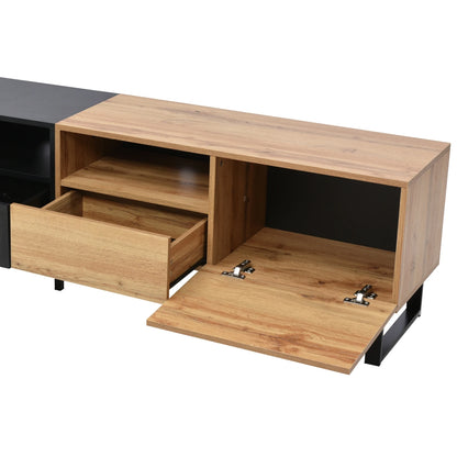 TV stand with storage compartments and drawers. 190x48x38cm - Sonera