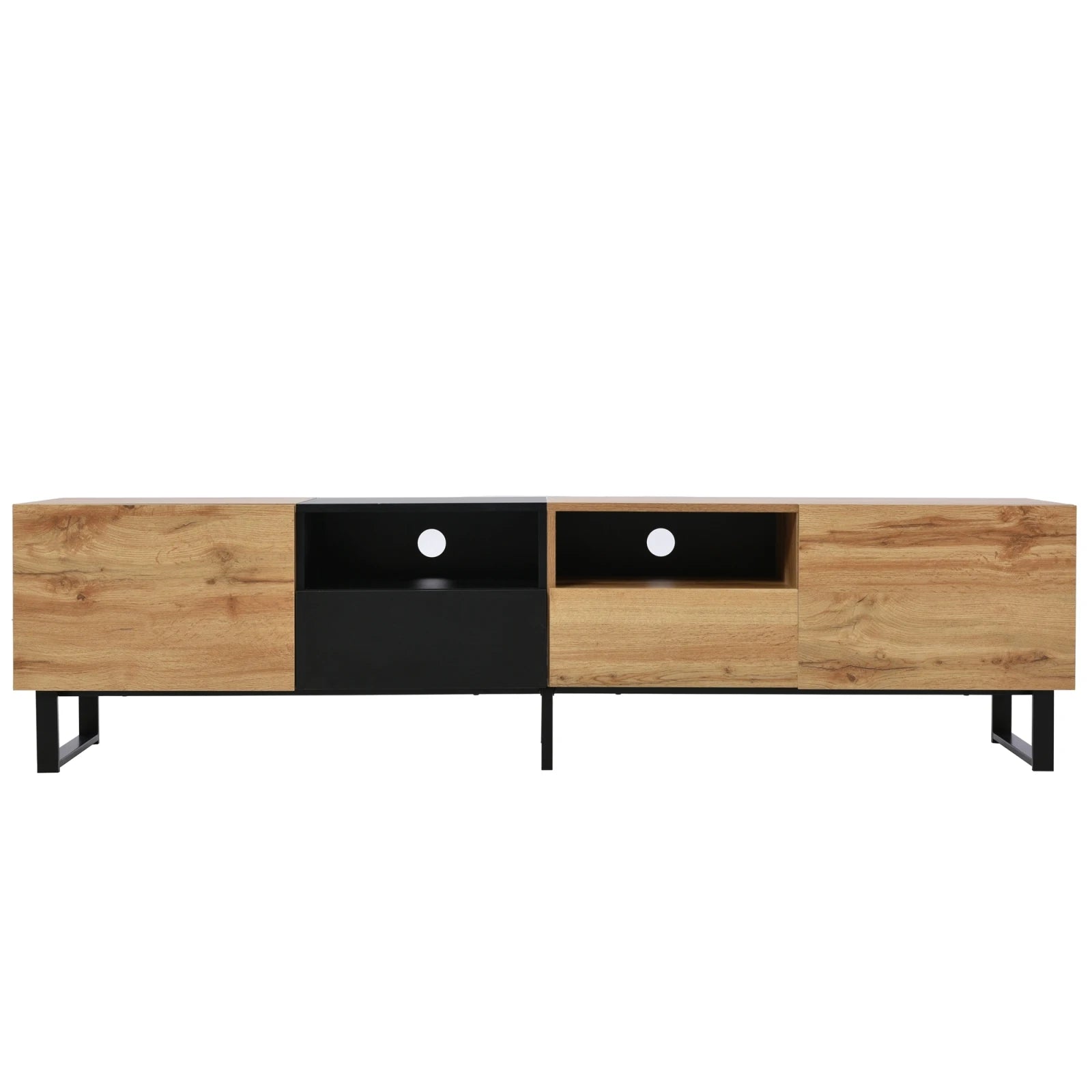 TV stand with storage compartments and drawers. 190x48x38cm - Sonera