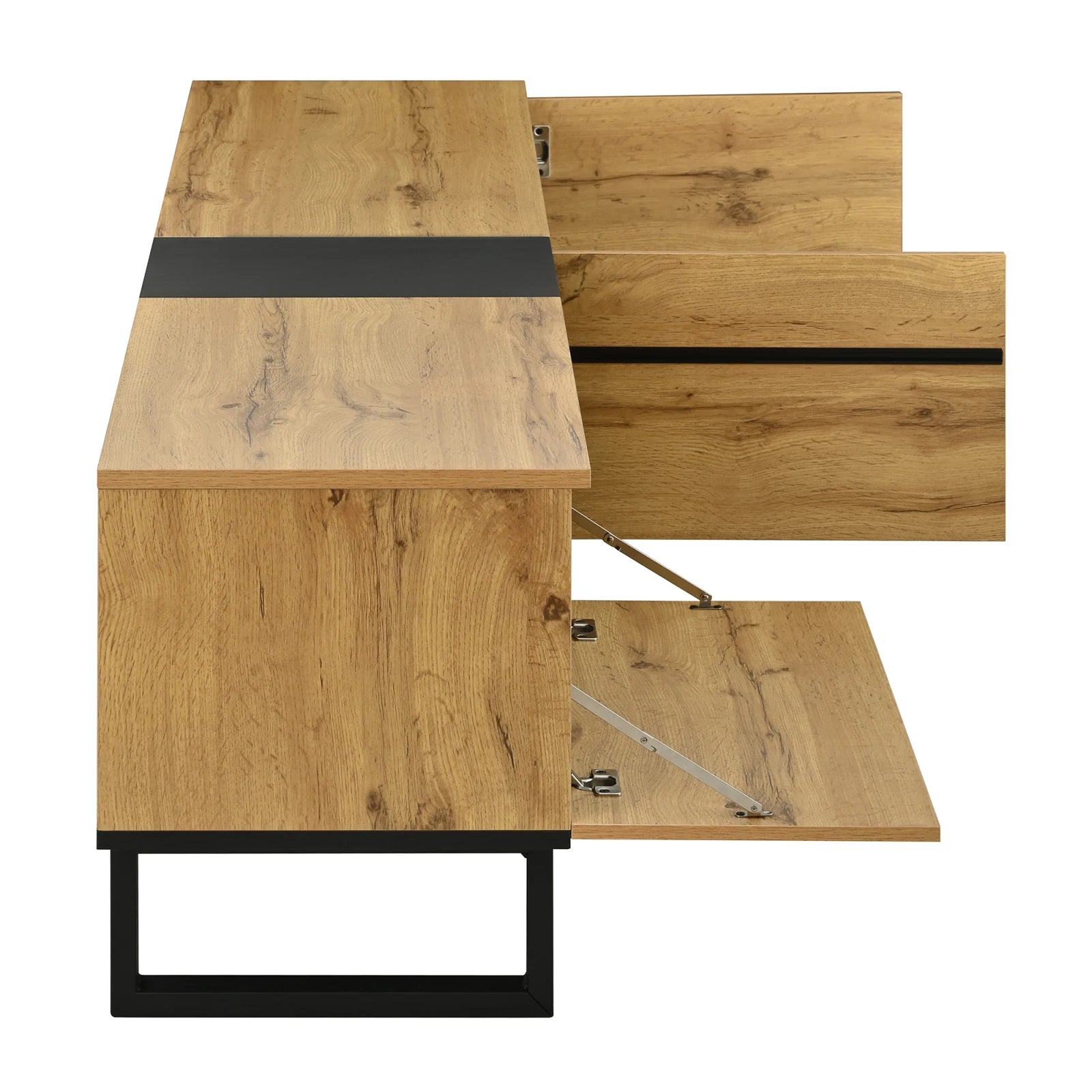 Low TV unit 180 cm with storage space - Sonera