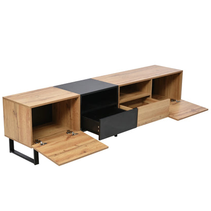 TV stand with storage compartments and drawers. 190x48x38cm - Sonera