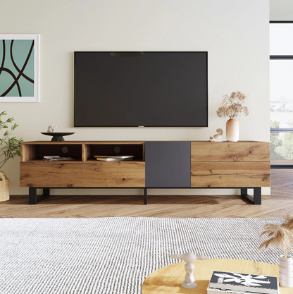 TV stand 180x50x38cm with storage - Sonera