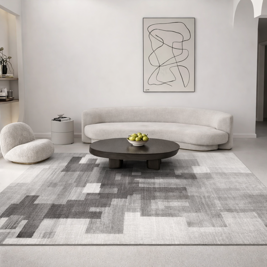 Modern and minimalist living room rug, soft and comfortable, washable and non-slip. Sonera