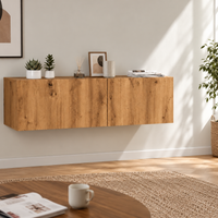 Meuble TV mural en bois