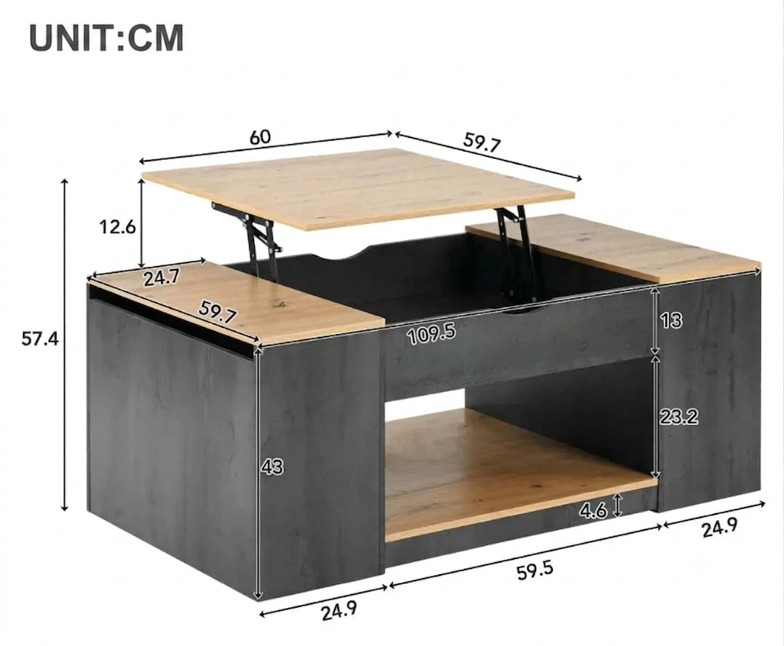 Table Basse Multifonctionnelle Moderne