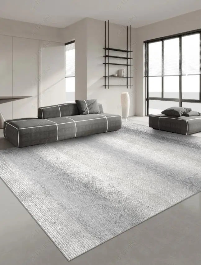 Japanese Style Carpets for Living Room Light Luxury Bedroom Decor Large Area Carpet Home Gray Anti-slip Mat Washable Lounge Rug Sonera