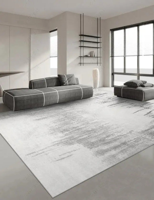Japanese Style Carpets for Living Room Light Luxury Bedroom Decor Large Area Carpet Home Gray Anti-slip Mat Washable Lounge Rug Sonera