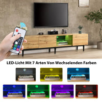 Meuble TV moderne avec éclairage LED