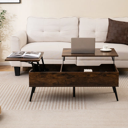Height-adjustable wooden coffee table - Sonera