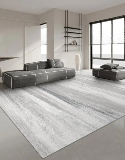 Japanese Style Carpets for Living Room Light Luxury Bedroom Decor Large Area Carpet Home Gray Anti-slip Mat Washable Lounge Rug Sonera