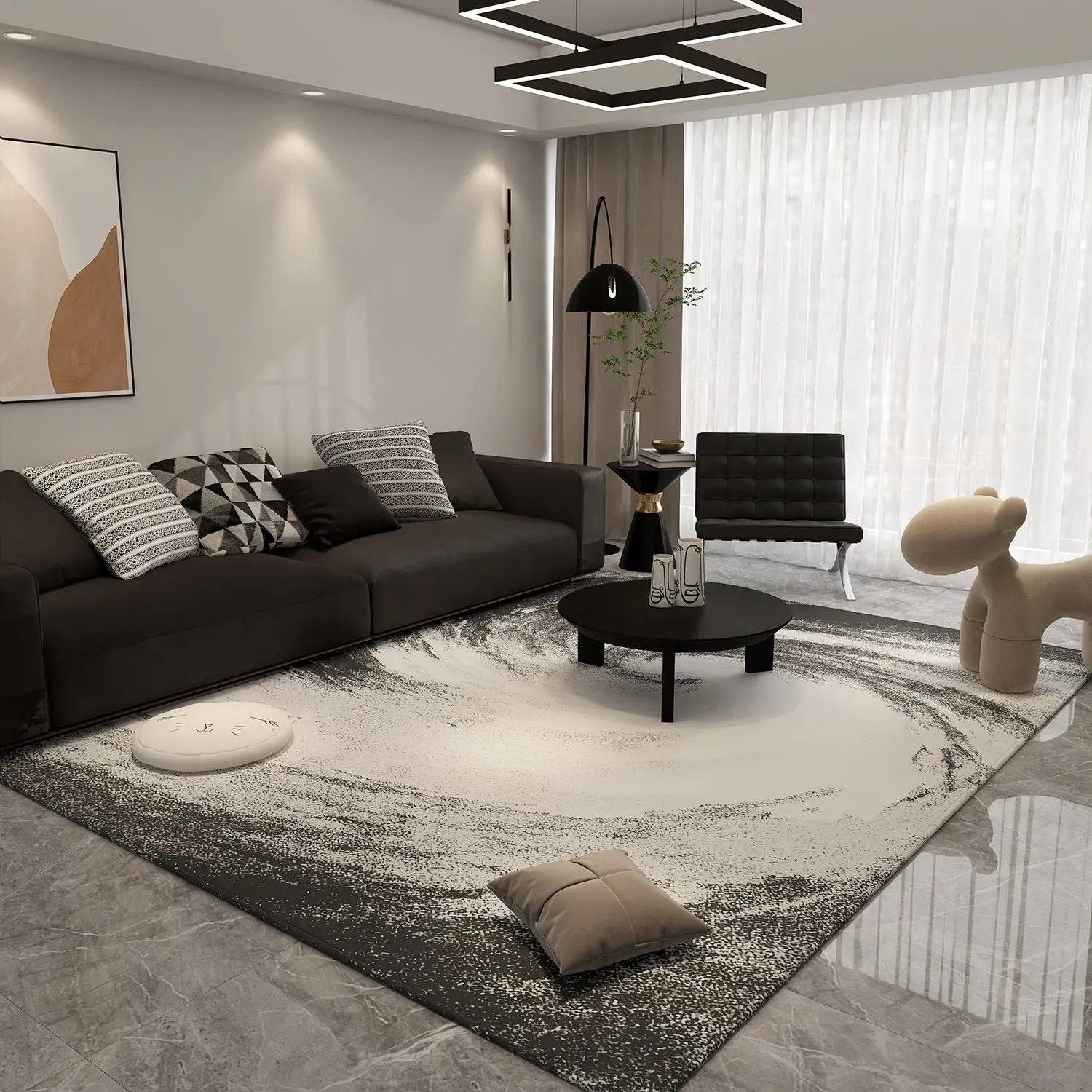 Decorative minimalist rug - Sonera