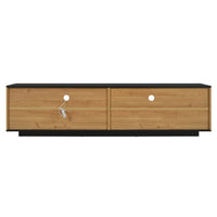 TV stand with compartments and LED lighting - Sonera