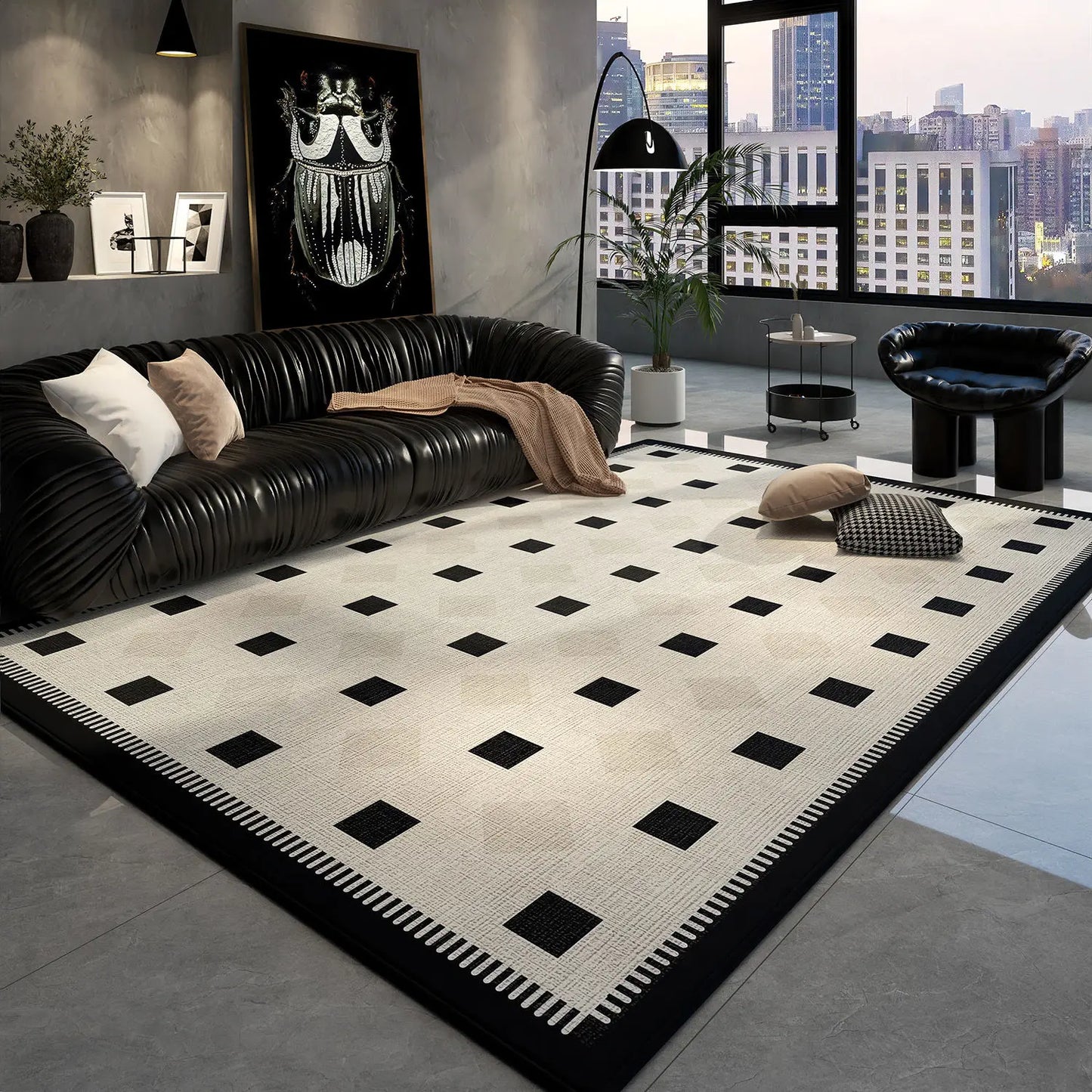 Decorative minimalist rug - Sonera