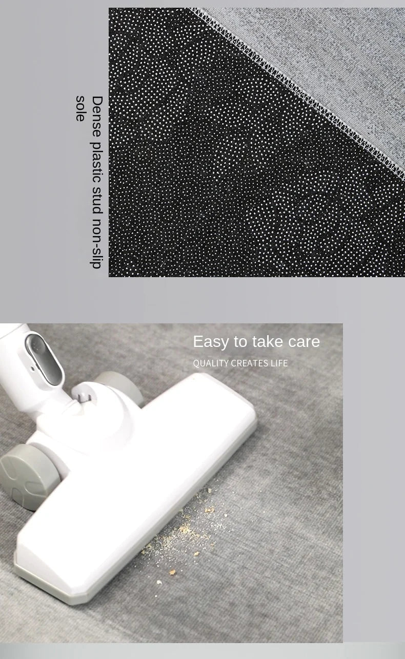 Modern Simple Living Room Decoration Carpet Large Area Soft Lounge Rug Gray Nordic Rugs for Bedroom Washable Anti-slip Floor Mat Sonera