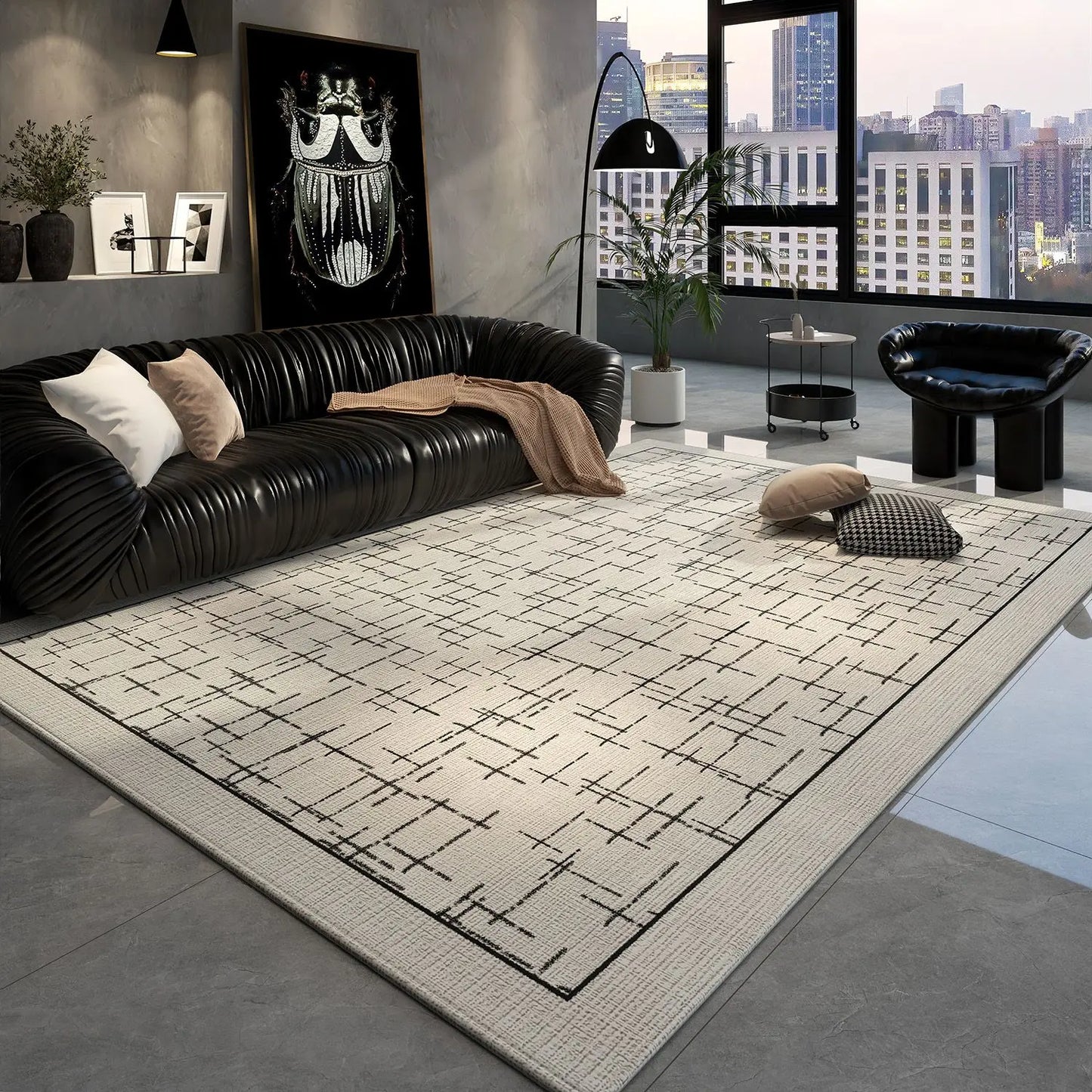 Decorative minimalist rug - Sonera