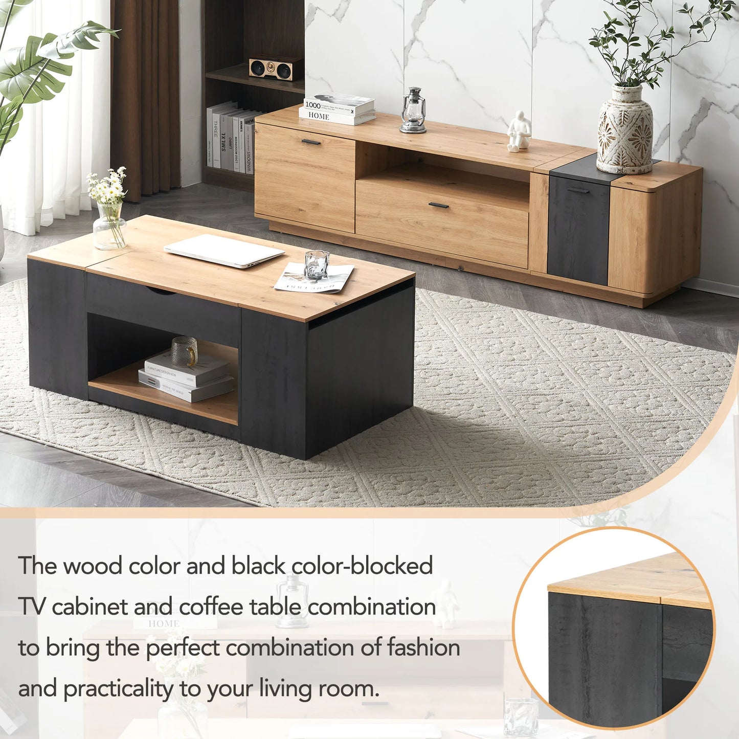 Coffee table with lifting function - Sonera