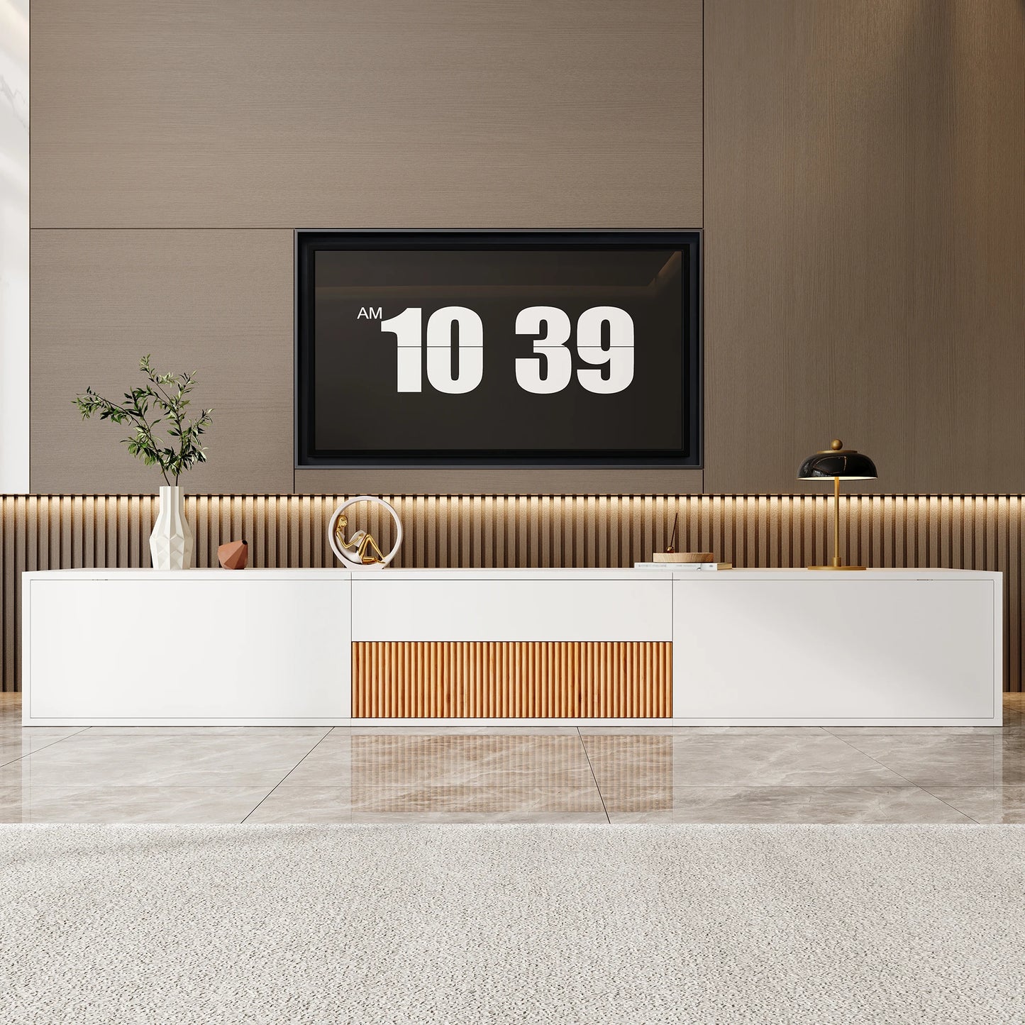 Modern TV stand. 180 x 34 x 30 cm (L x W x H) - Sonera