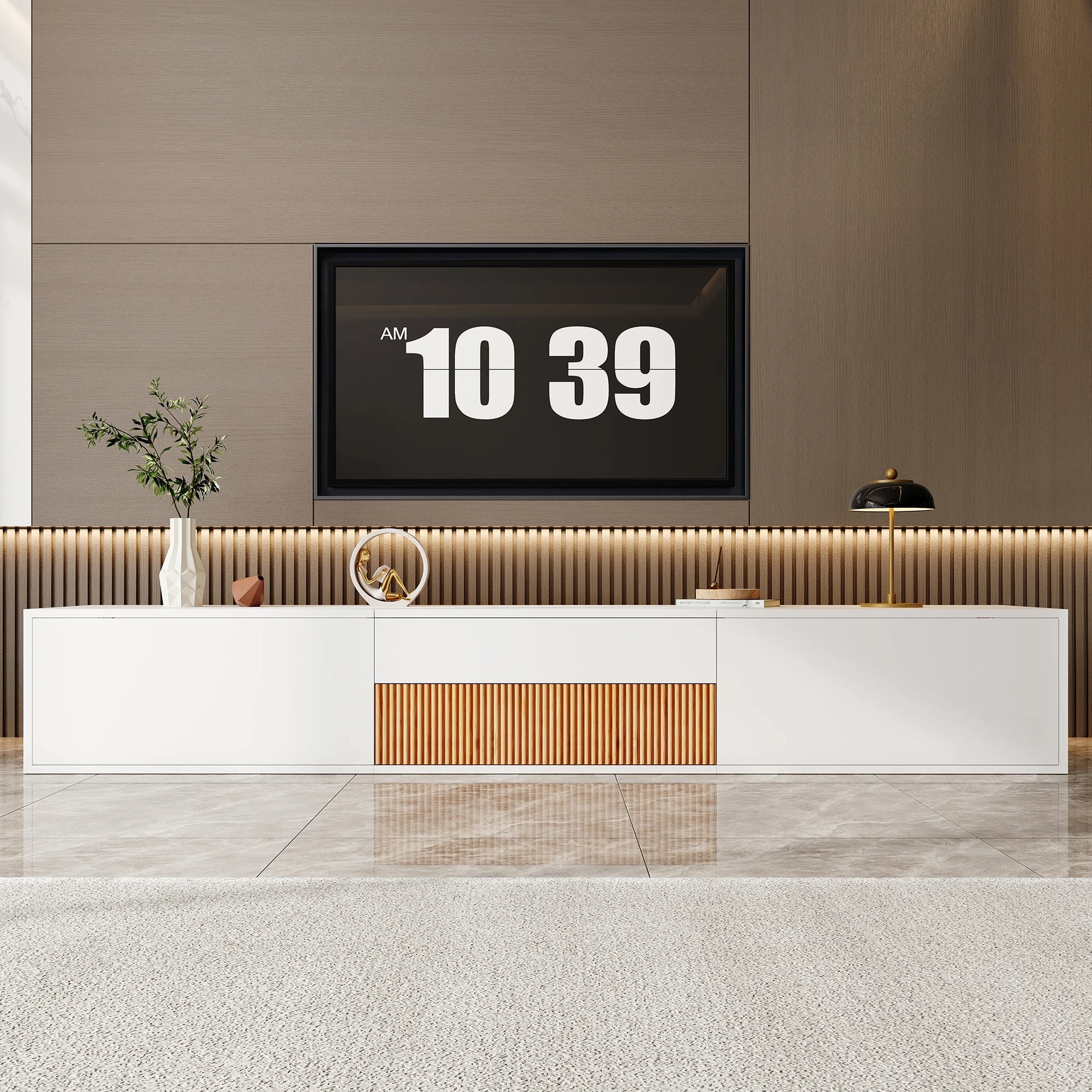 Modern TV stand. 180 x 34 x 30 cm (L x W x H) - Sonera