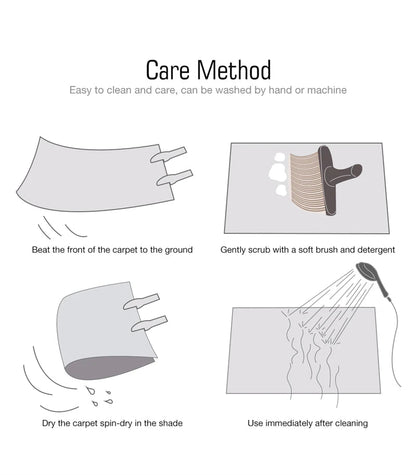 Japanese Style Carpets for Living Room Light Luxury Bedroom Decor Large Area Carpet Home Gray Anti-slip Mat Washable Lounge Rug Sonera