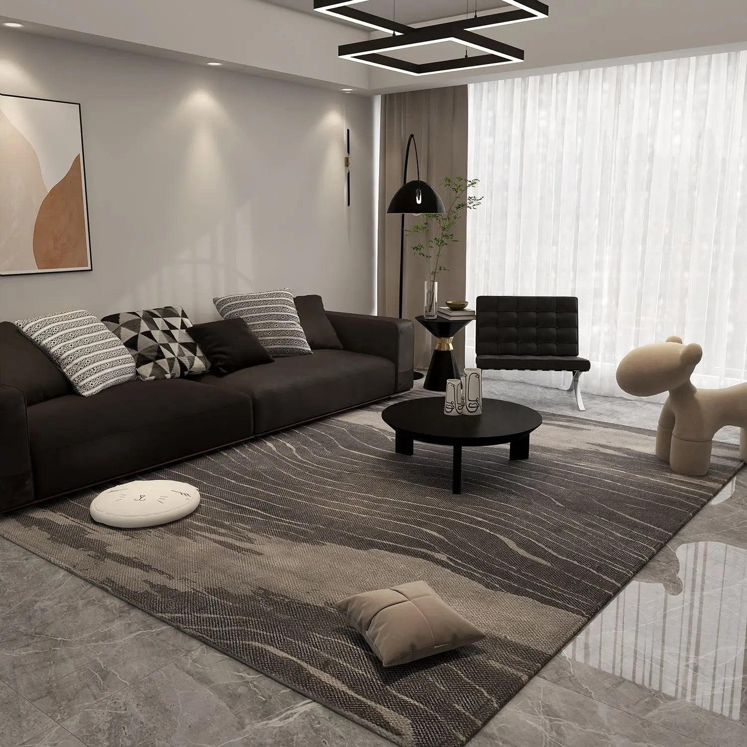 Decorative minimalist rug - Sonera